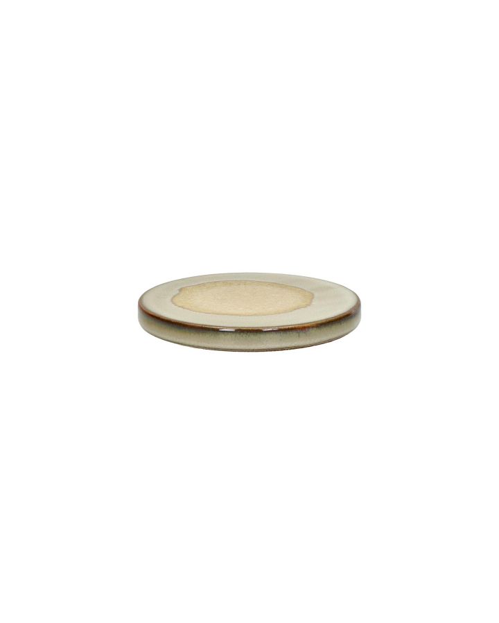  Shiso Coaster Grès Ø11 X H 1,5 Cm Écru