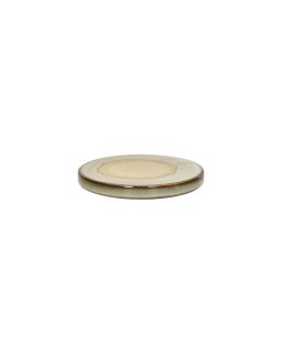  Shiso Coaster Grès Ø11 X H 1,5 Cm Écru