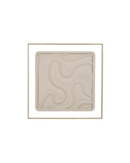  La Marée Basse Déco Murale Bois L 60 X W 3,5 X H 60 Cm Beige