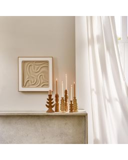  La Marée Basse Déco Murale Bois L 60 X W 3,5 X H 60 Cm Beige