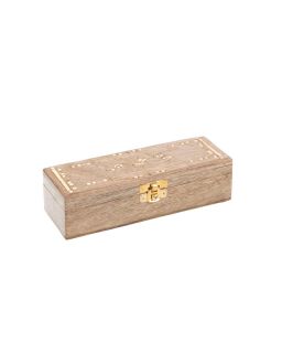Boite Dominos En Bois Clair Dont Eco : 0.06