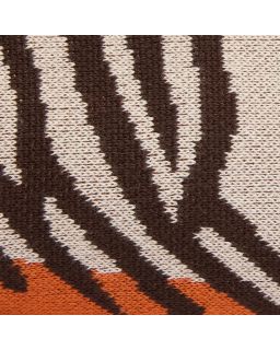 Plaid 130 Mantra 100% Coton Orange Taille 130X190 Cm