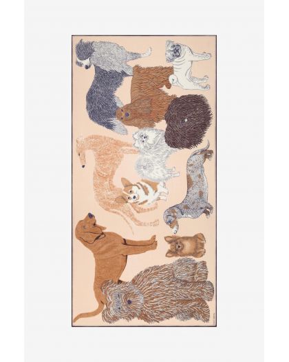 Etole 100 Toutou 100% Laine Nude Taille 100X190 Cm