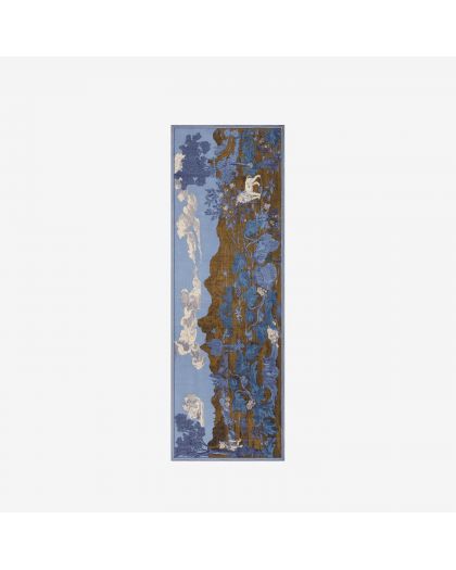 Etole 70 Histoire 100% Laine Bleu Taille 70X190 Cm