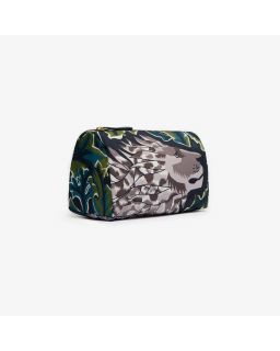 Trousse S Leonard Kaki Corps 100% Polyester Finitions 100%CuirTaille 22.5X14