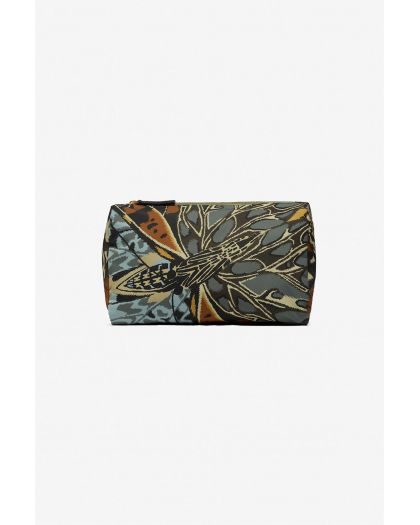 Trousse S Papillons Naturel Corps 100% Polyester Finitions 100%CuirTaille 22