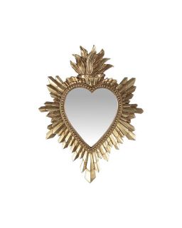 Deco Murale Ex-Voto Dore Miroir 16X21Cm Deco Murale Ex-Voto Dore Miroir 16X21Cm