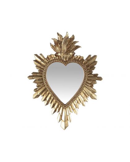 Deco Murale Ex-Voto Dore Miroir 16X21Cm Deco Murale Ex-Voto Dore Miroir 16X21Cm