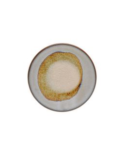 Dessous De Verre Ceram Blanc Ecru 11Cm