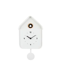 Horloge Coucou Blanc 20,6X39Cm H