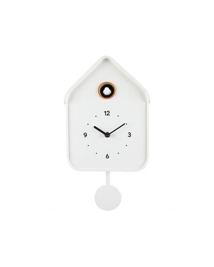 Horloge Coucou Blanc 20,6X39Cm H