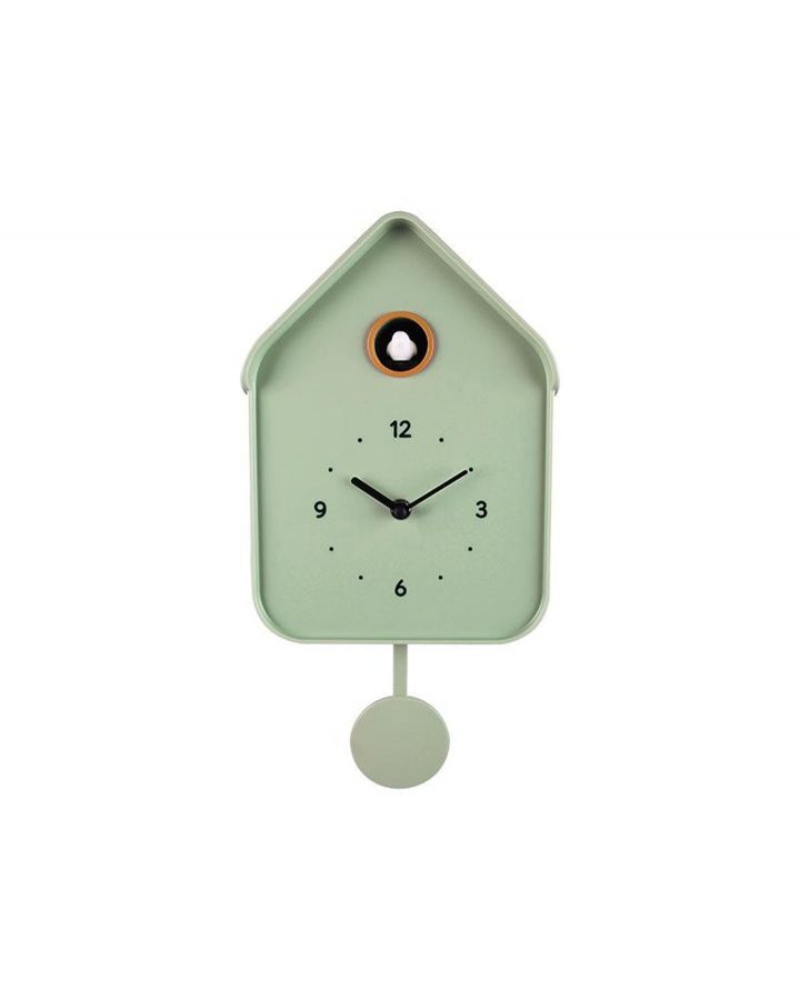 Horloge Coucou Vert 20,6X39Cm H