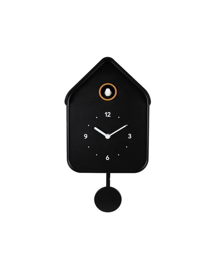 Horloge Coucou Noir 20,6X39Cm H