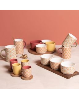 Coff Mug+Inf 40Cl Rangoli Ass2