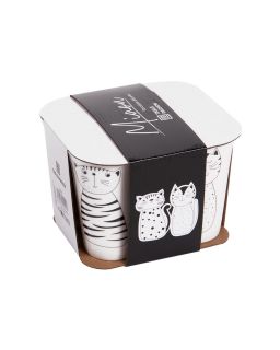 Coffret 4 Mugs 35Cl Miaou