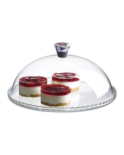 Plat Tarte + Cloche Ø32 H11Cm