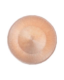 Assiette Plate Glitter Dore 28Cm