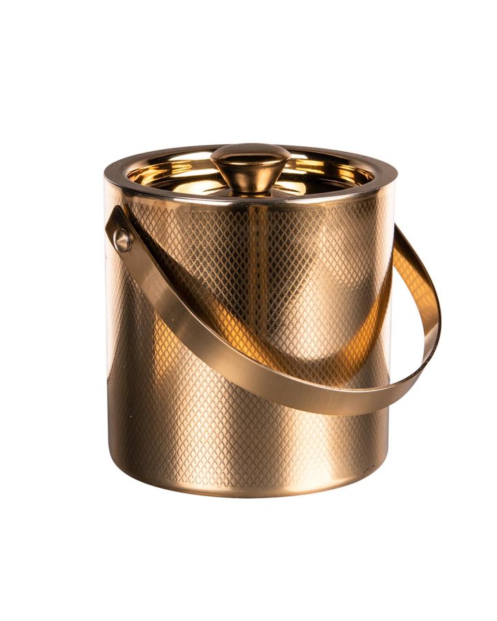 Seauglace + Pince Dore Ø15Cm