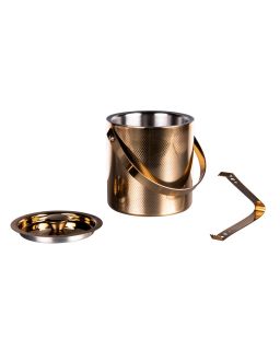 Seauglace + Pince Dore Ø15Cm