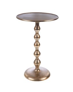 Bout De Canape Gold Madi Aluminium