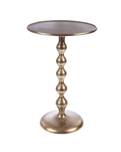 Bout De Canape Gold Madi Aluminium