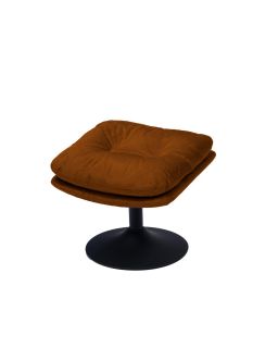 Repose Pieds Magnum Orang Black Normal FabricAnd Foam/Ch