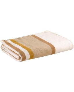 Plaid Jacquard Recycle Gioia Couleur Ivoire