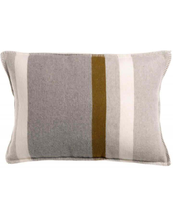 Coussin Jacquard Recycle Gioia Couleur Perle