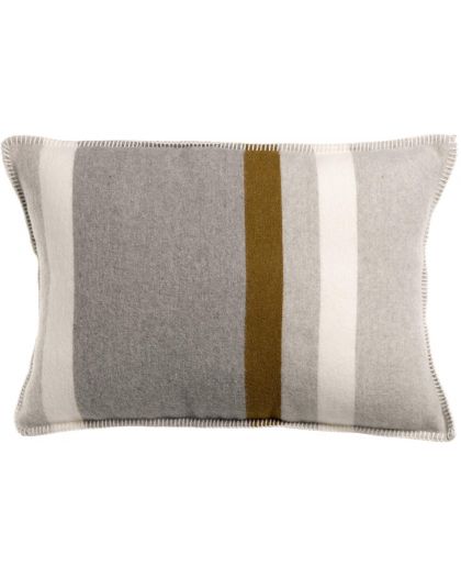 Coussin Jacquard Recycle Gioia Couleur Perle