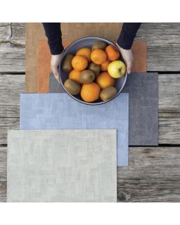 Set De Table Aran Couleur Lichen