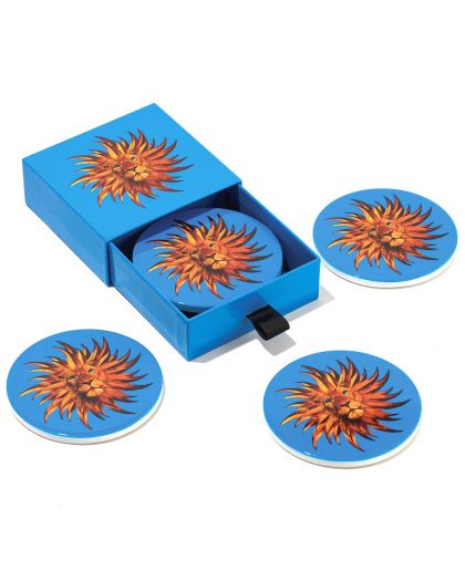  Set De 4 Dessous De Verre En Céramique Solarking