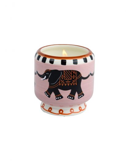 A Dopo 8Oz/226G Elephant Ceramic Candle - Tobacco Vanilla