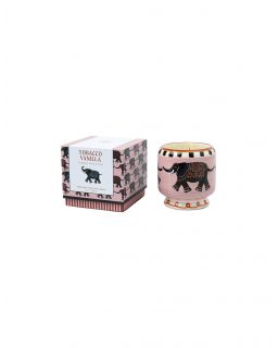 A Dopo 8Oz/226G Elephant Ceramic Candle - Tobacco Vanilla