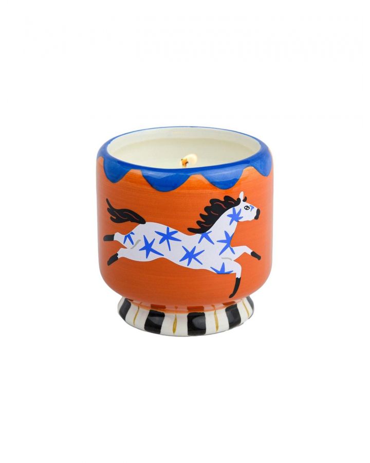 A Dopo 8Oz/226G Horse Ceramic Candle - Seinna Sunset