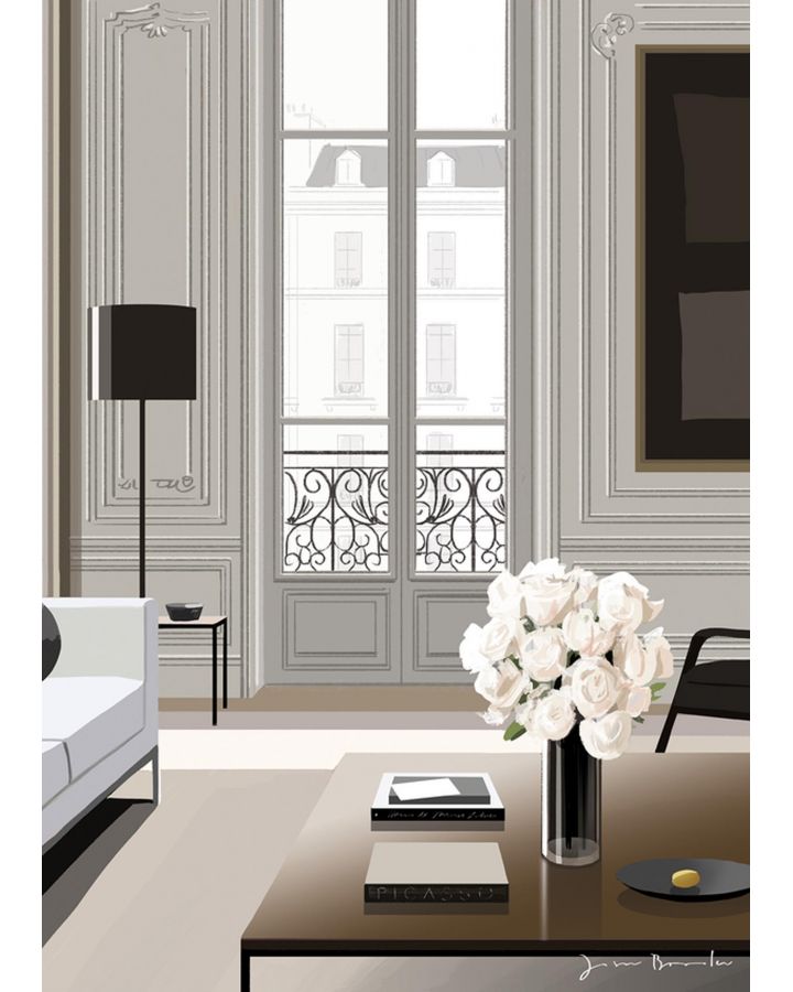 Jason Brooks 0032 Appartement À St Germain Taille 30X40Cm