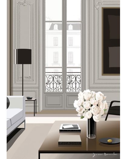 Jason Brooks 0032 Appartement À St Germain Taille 30X40Cm Jason Brooks 0032 Appartement À St Germain Taille 30X40Cm