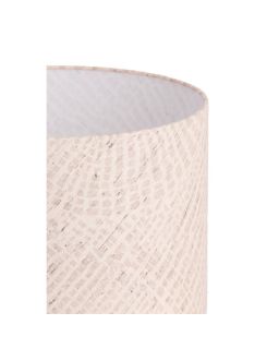 Abat Jour Cylinder 25-25-18 Cm Stone Beige