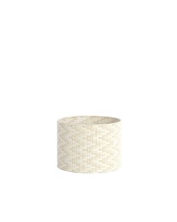 Abat Jour Cylinder 25X25X18 Cm Jinx White