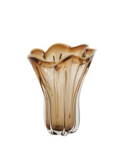 Vase Ø26X32 Cm Kazuno Glass Clear Brown-Grey+Cream