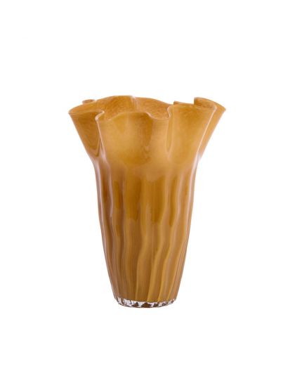 Vase Ø26X35,5 Cm Kamay Glass Caramel