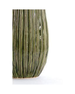Vase Deco Ø24,5X52 Cm Kopra Ceramics Dark Green