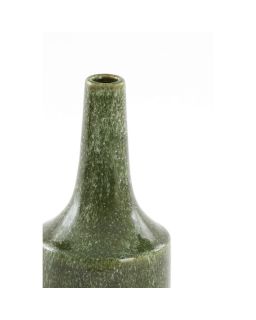 Vase Deco Ø13X28,5 Cm Tezu Ceramics Shiny Dark Green