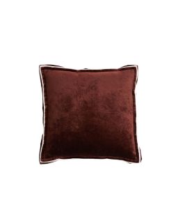 Coussin 45X45 Cm Baxley Velvet Dark Brown+Linen Natural