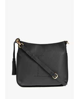 Sac Celia Bandoulière Noir Cuir Vachette