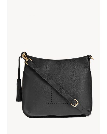 Sac Celia Bandoulière Noir Cuir Vachette