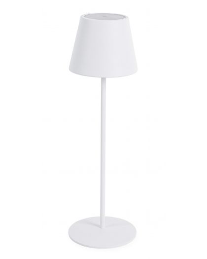 Lampe De Table Etna Blanc LedH38 Taille Ø12A - 38Hcm