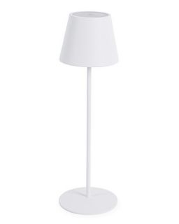 Lampe De Table Etna Blanc LedH38 Taille Ø12A - 38Hcm