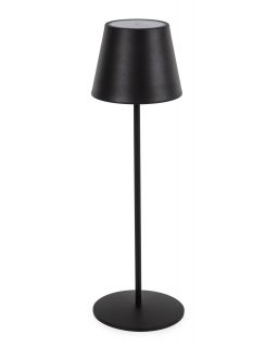 Lampe De Table Etna Noir Led H38 Taille Ø12A - 38Hcm