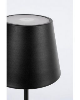 Lampe De Table Etna Noir Led H38 Taille Ø12A - 38Hcm
