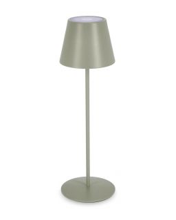 Lampe De Table Led Etna Vert Sauge H38 Taille Ø12A - 38Hcm